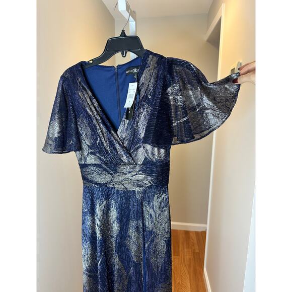 NEW NWT Betsy & Adam A25417 Full Length Chloe Navy size 4 - Picture 7 of 7